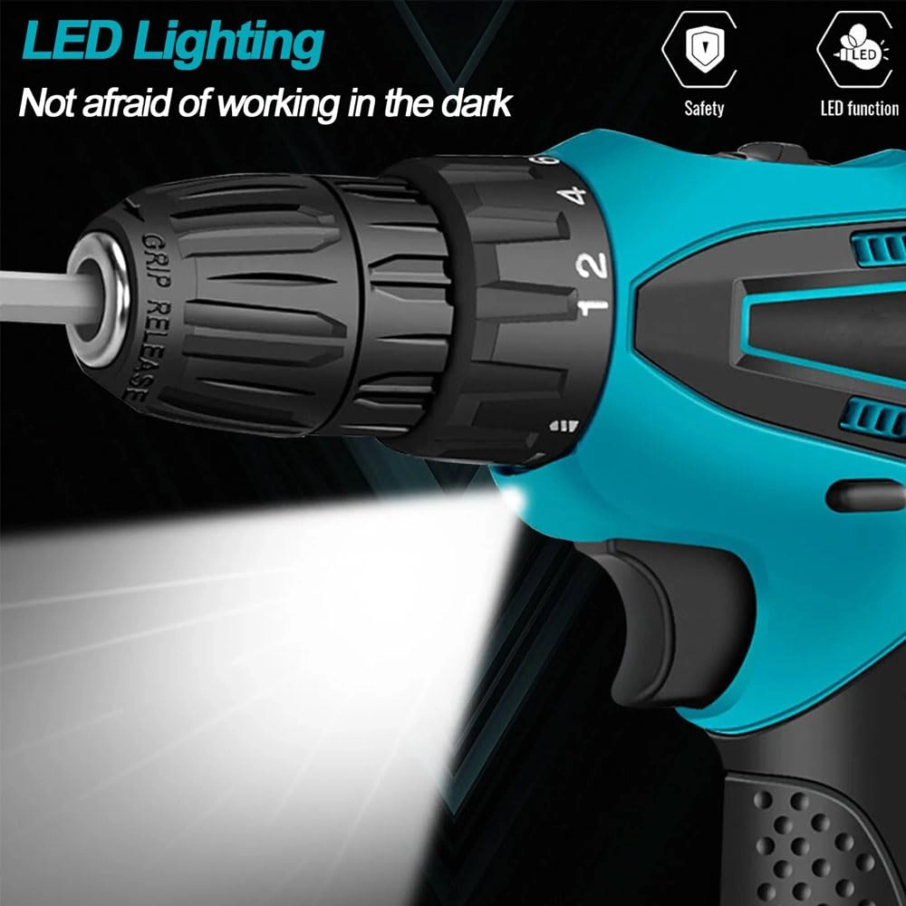 Cordless Power Drill - 1500mAh