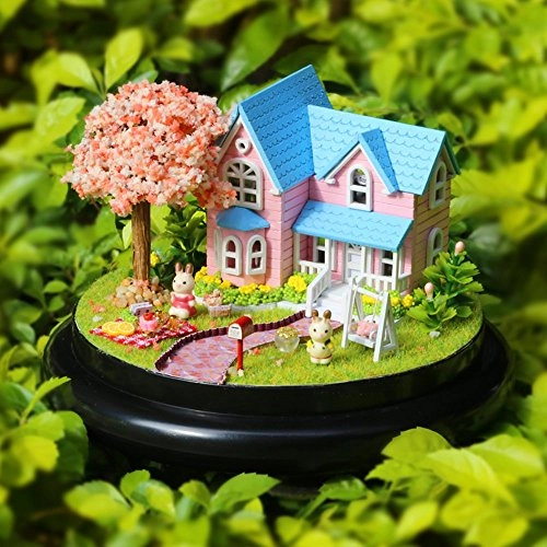 Dollhouse Miniature DIY House Kit - Creative Room 1:100