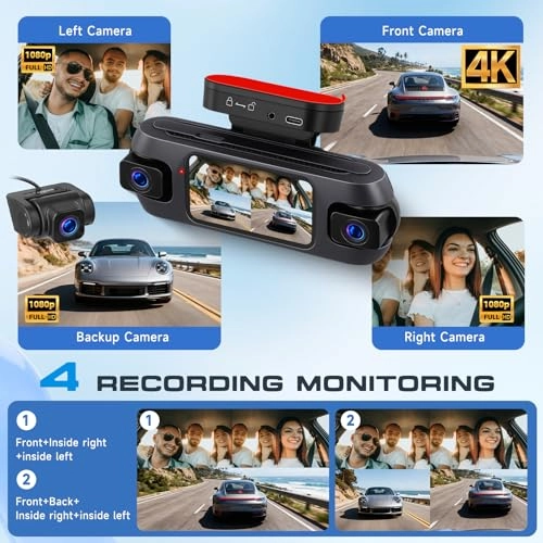 4 Channel Dashcam - 2160p