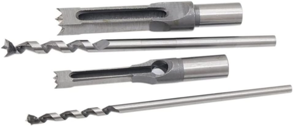 Square Hole Drill Bits - HSS 1pc/4pcs 6.4mm 8mm 9.5mm 12.7mm