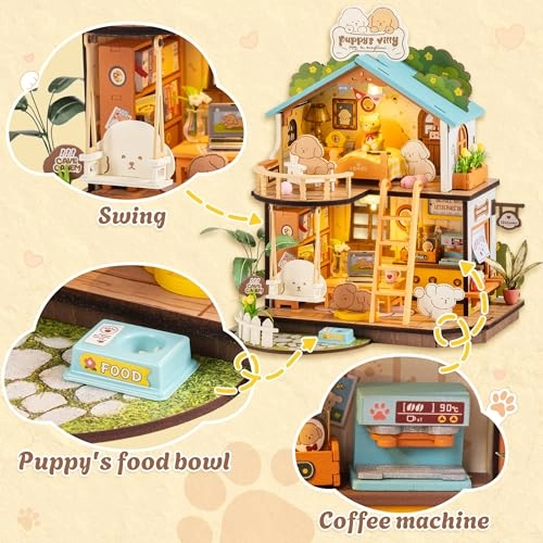 Puppys Cozy Villa - 230PCS Tiny House