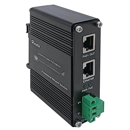 Hereta LNK-INJ301 - 12~48VDC 30W 3 IEEE802.3at 10/100/1000Base-T