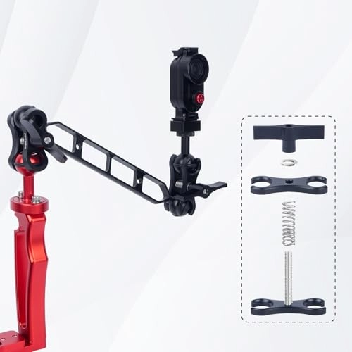 Standard Long Ball Clamp Mount - 1" Inch Aluminum Adjustable