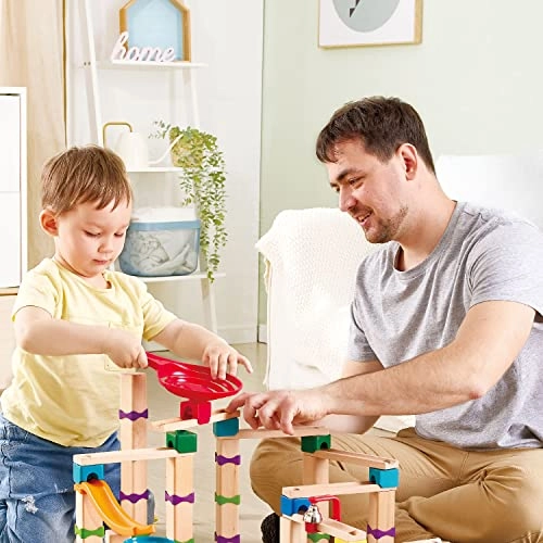 Tricks n Twists Marble Track Physics - 3 years+ 129 pieces