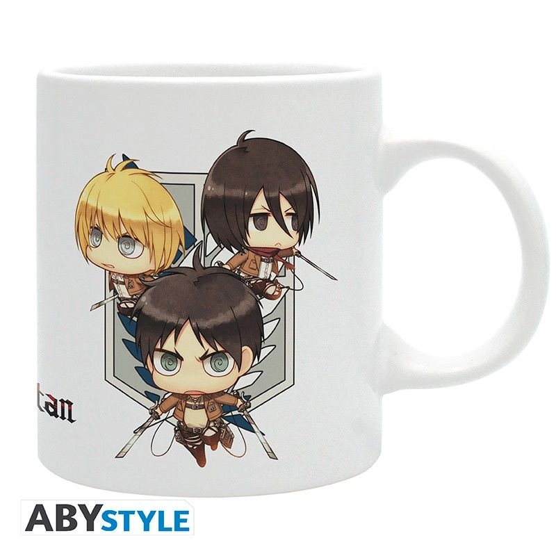 ABYstyle Attack On Titan Chibi Trio Mug - 320 ml