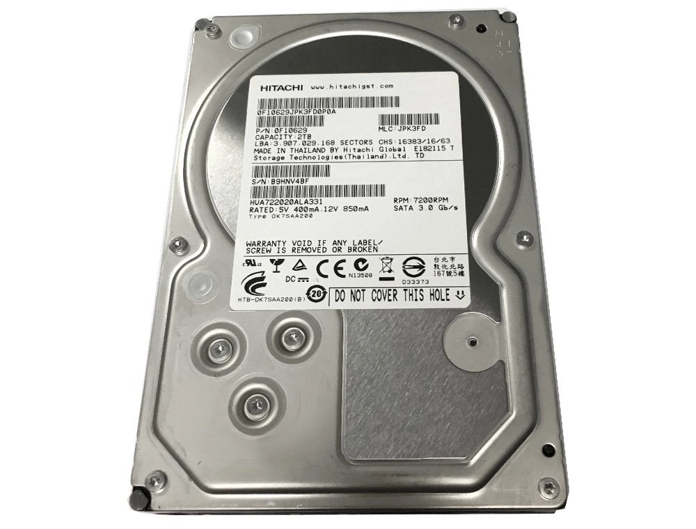 Ultrastar A7K2000 3.5" 7200rpm 32MB SATA 3.0Gb/s (0F10629) - 2TB