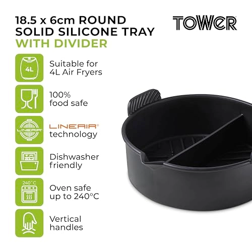 Round Divided Tray - Silicone