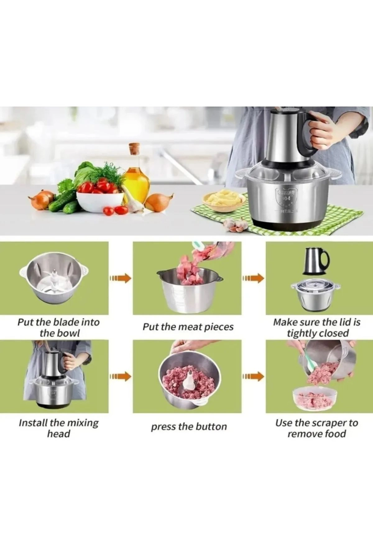 kıyma doğrayıcı blender - 3 lt