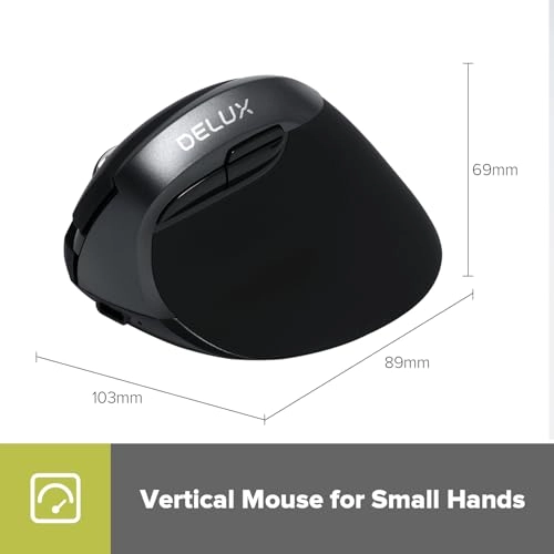 M618Mini Vertical Mouse - Wireless