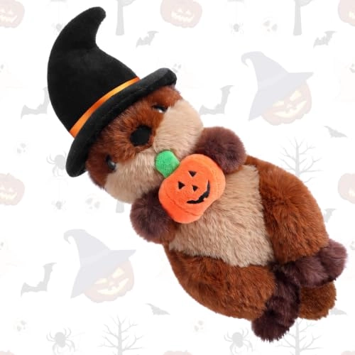 Sea Otter Pumpkin Witch Hat - 25 cm