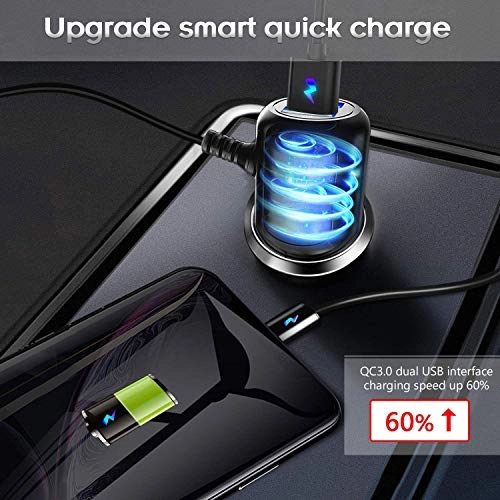 Radar Detector Power Cord - 9V-36V 5V / 2.4A