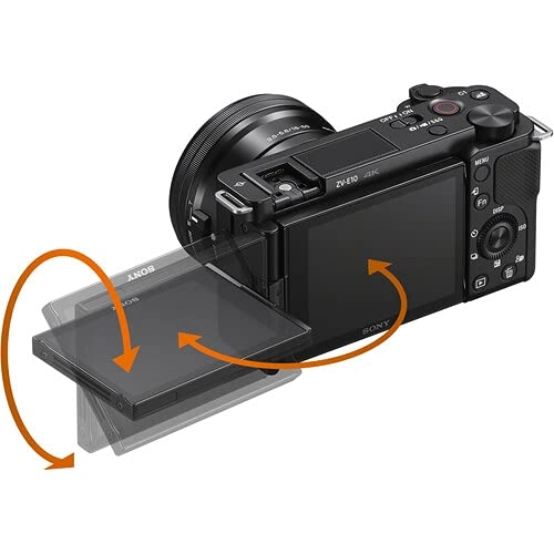 ZV-E10 + 64GB Extreme PRO Memory Card + Corel Photo Software + Soft Bag + NPF-W50 Battery + NPF-W50 Charger + Memory Card Reader + Micro HDMI Cable + Flexible Tripod + Hand Strap + Memory Card Wallet + Cleaning Kit