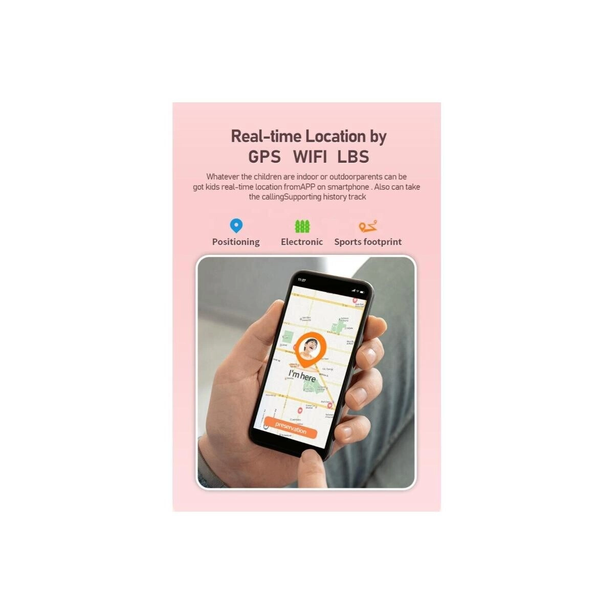 Kids Smartwatch - 4G 1.85" Display
