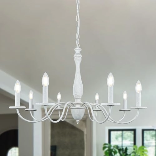 8 Lights Chandelier - Dimmable
