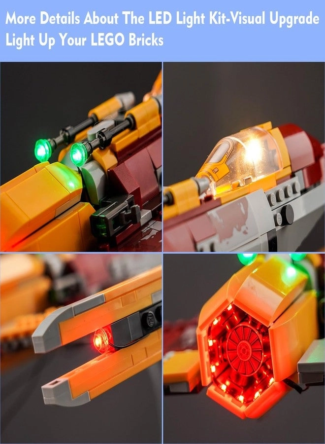 LED Light Kit - for LEGO New Republic E-Wing vs. Shin Hati’s Starfighter 75364 Lights Only