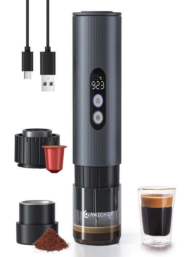 Amzchef Portable Coffee Maker - Ground/NS Capsules
