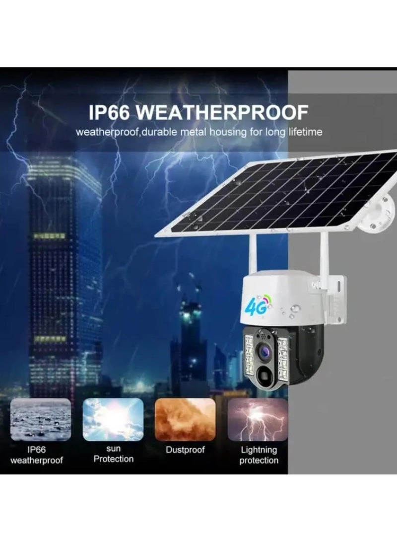 Solar Powered 4G Surveillance Camera