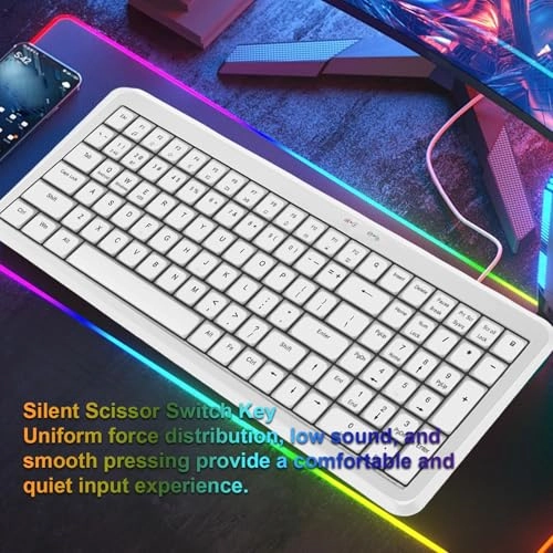 Slim Bluetooth Keyboard - US Wired/Wireless