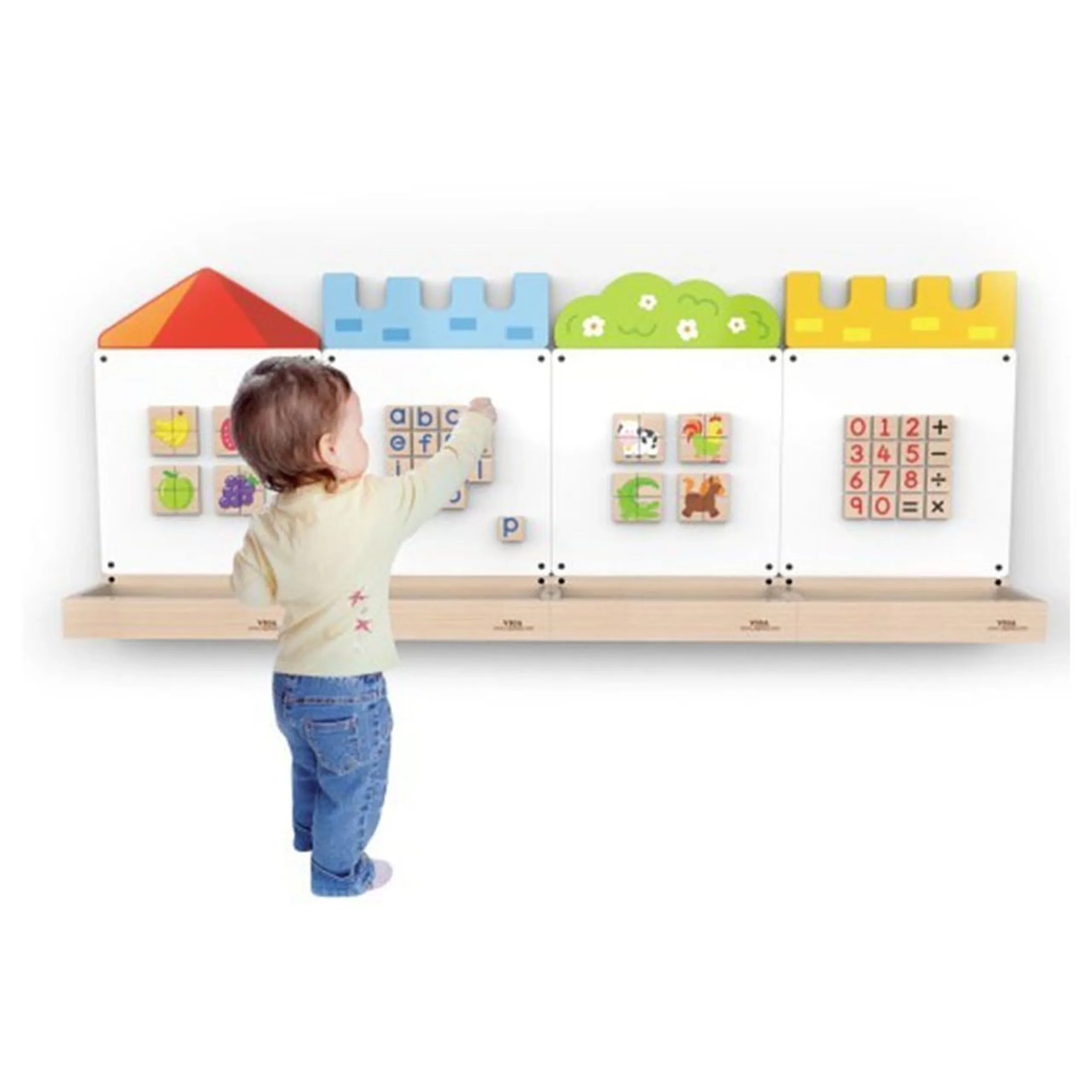 Magnetic And Dry Erase Play Set - 12 Pcs