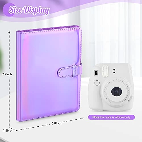 3.5x2.3" 256 Pockets PU Leather Photo Album