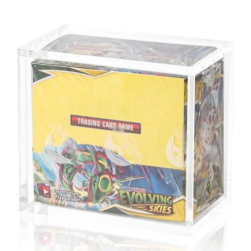 Clear Booster Box Acrylic Magnetic Protector Case - 7mm Six Strong Magnets