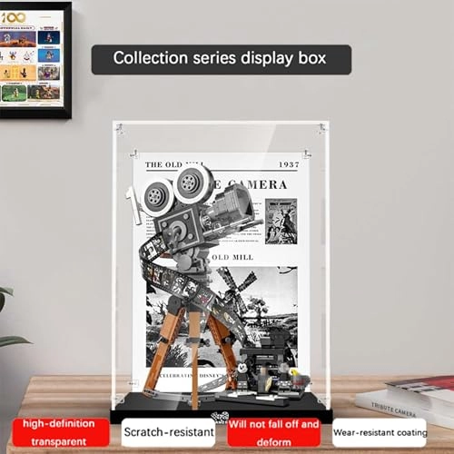 Acrylic Display Case Box - 30.6 x 22 x 42cm 3mm Dustproof