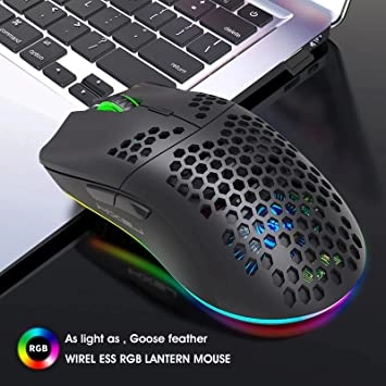 T66 RGB Gaming Mouse - Wireless