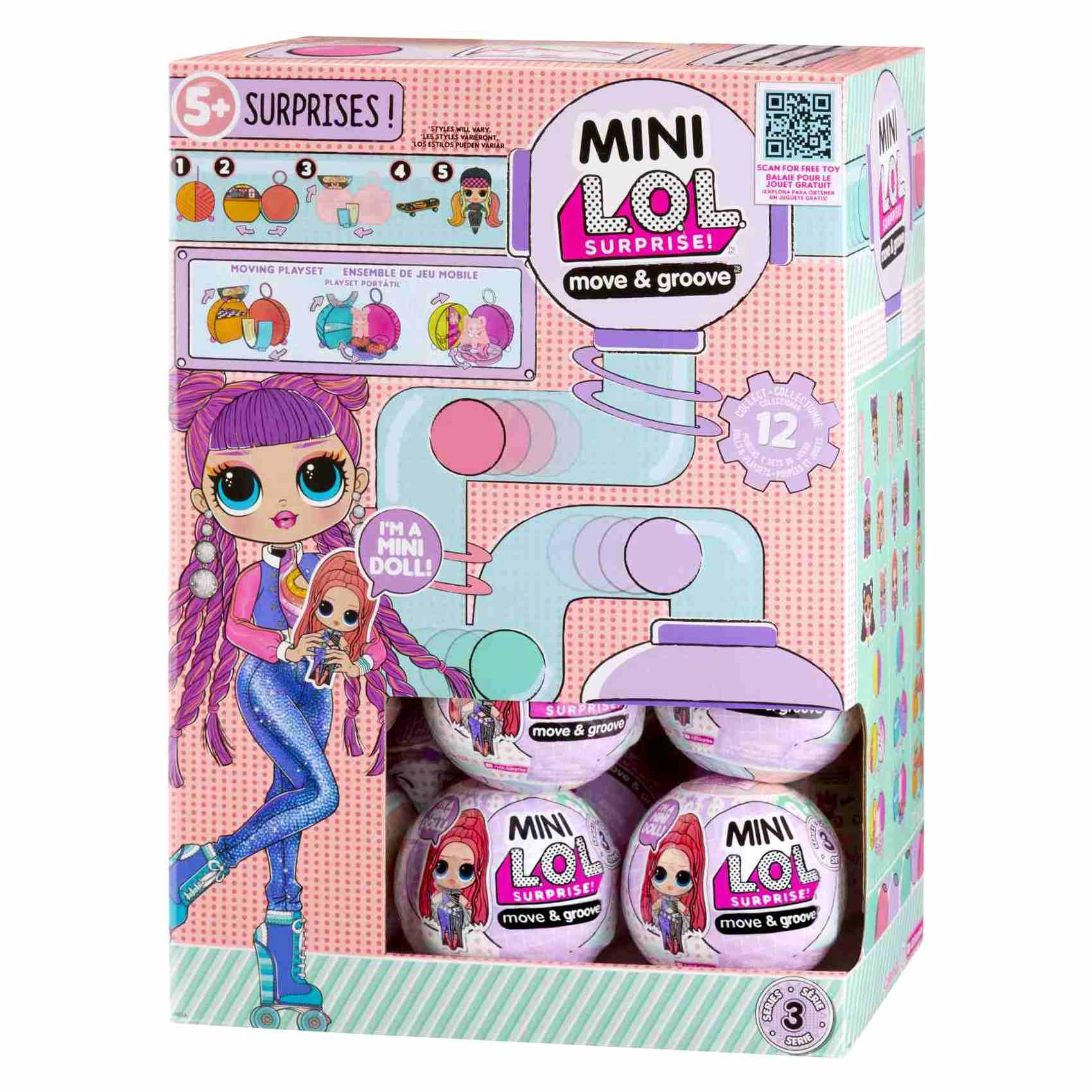 Move And Groove Mini Doll - Series 3 Multicolour