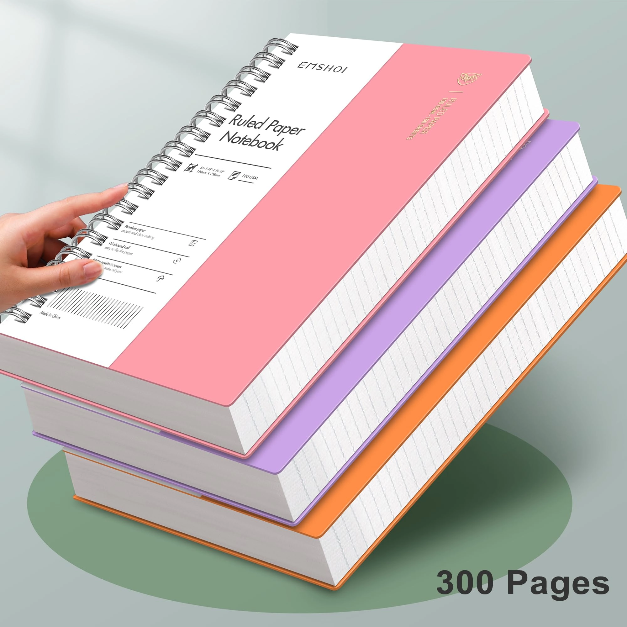 Notebook B5 Spiral - Lined 150 Sheets