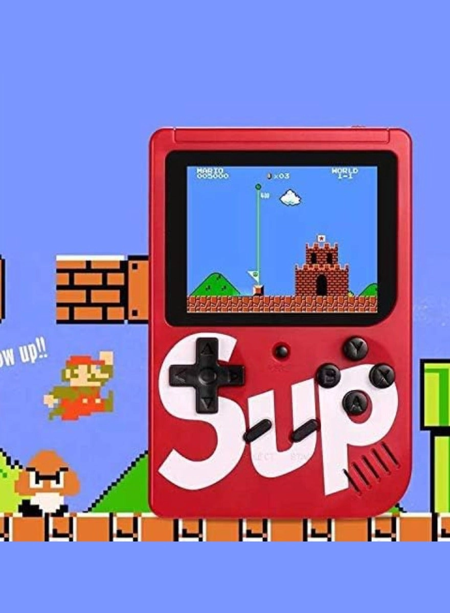 Handheld Game Console - 400 Built-in Games 3-Inch Color Screen Rechargeable Battery