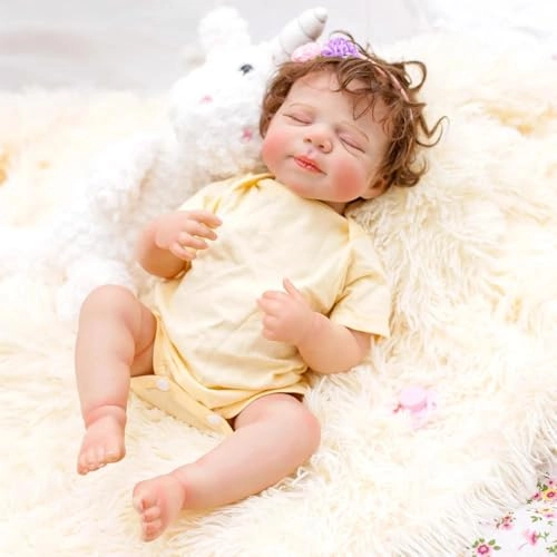 Pascale Reborn Baby Doll - 18 inch Vinyl sleeping Ages 3+