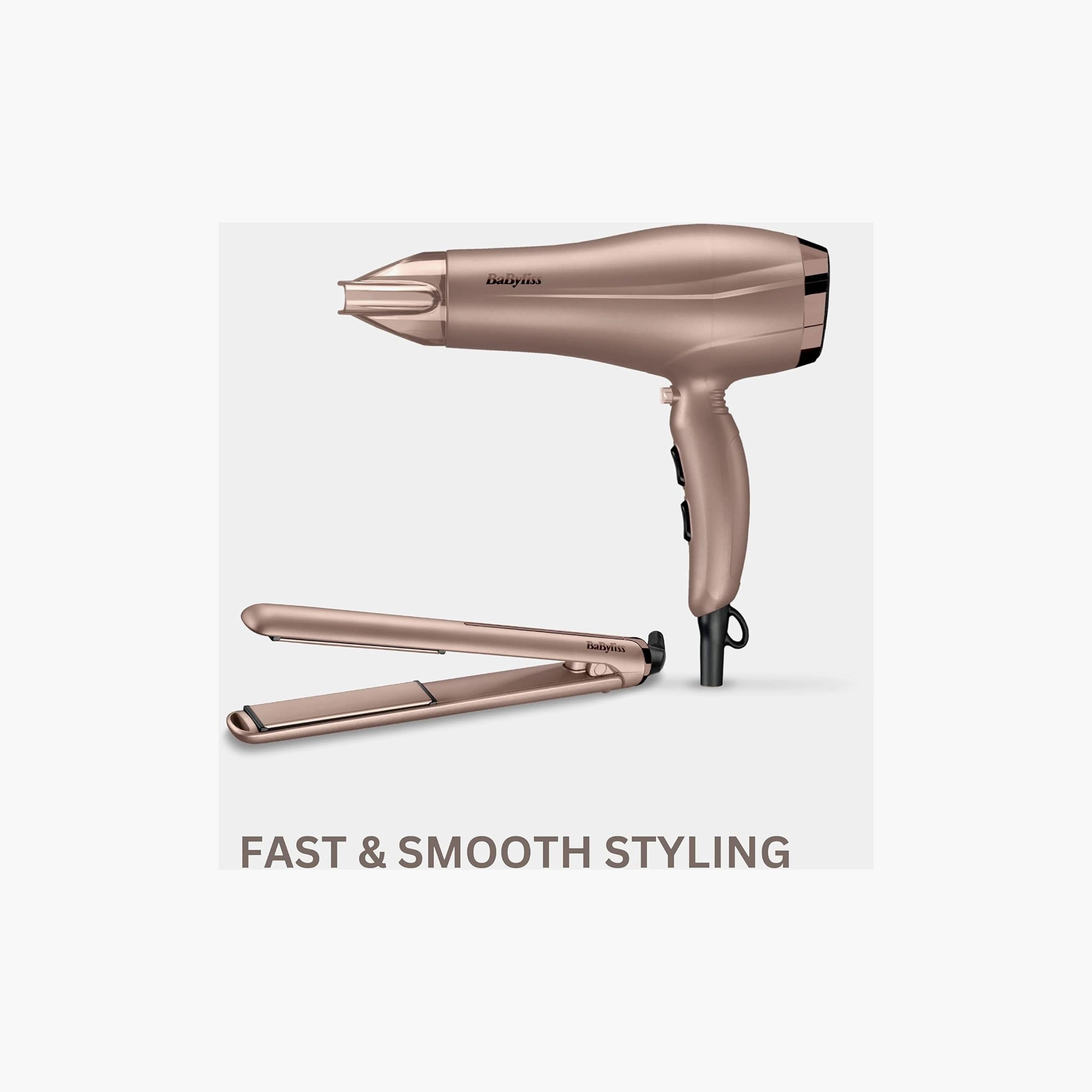 Smooth Pro + Powerful Hair Dryer