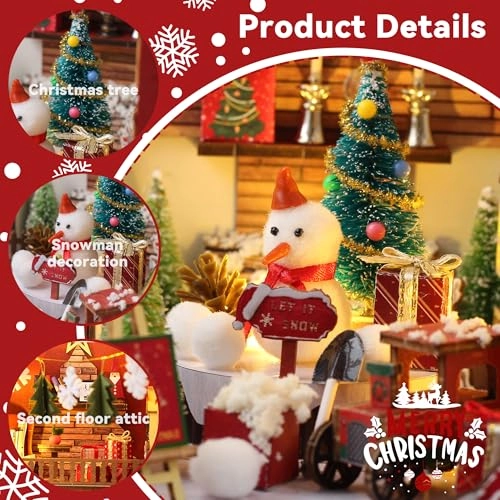 DIY Dollhouse Booknook - Merry Christmas 1:30