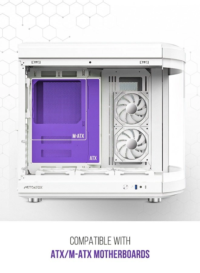 Vidrio - Curved Tempered Glass ATX/M-ATX/Mini-ITX