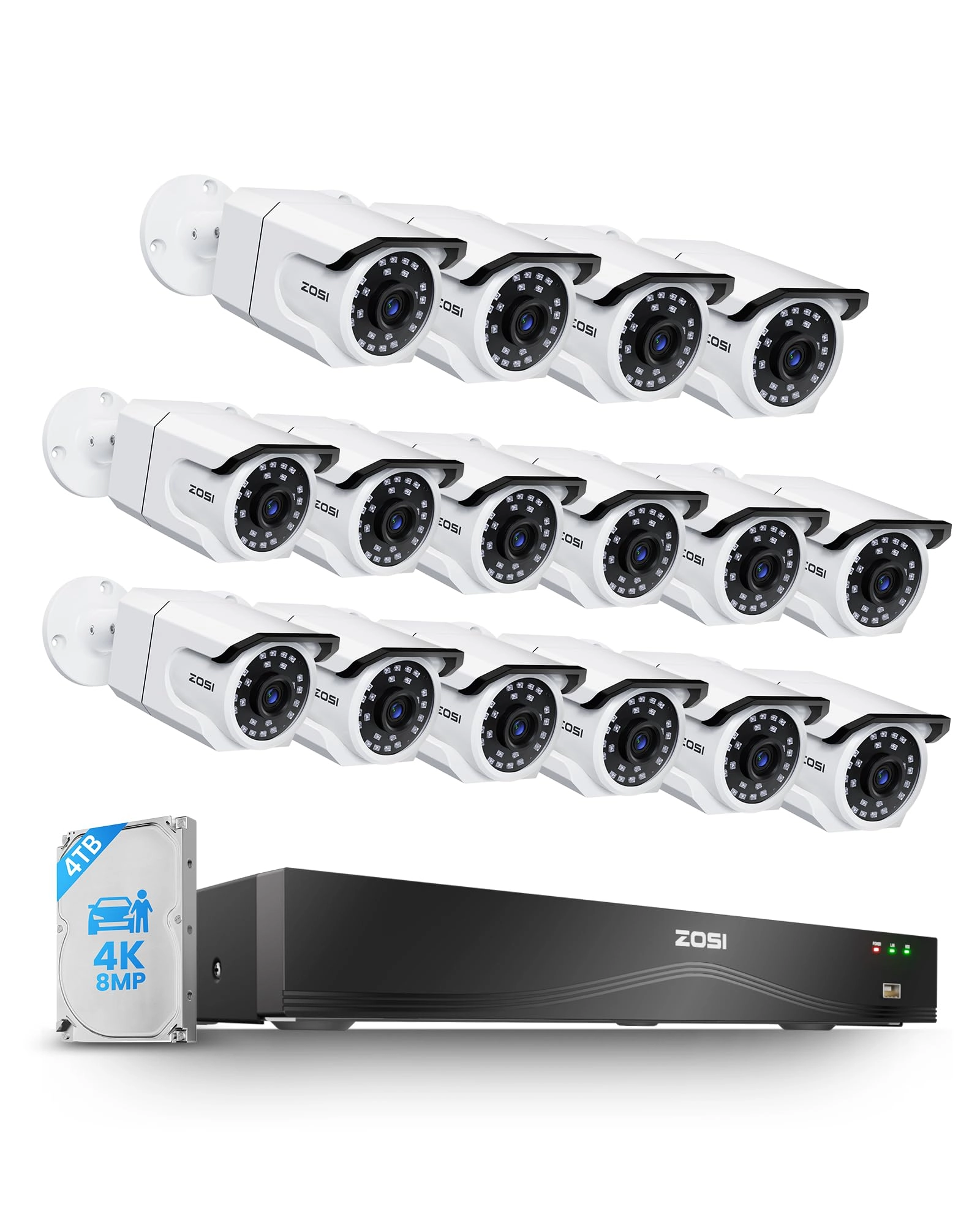 Security Camera System - 16x 24CH 4K
