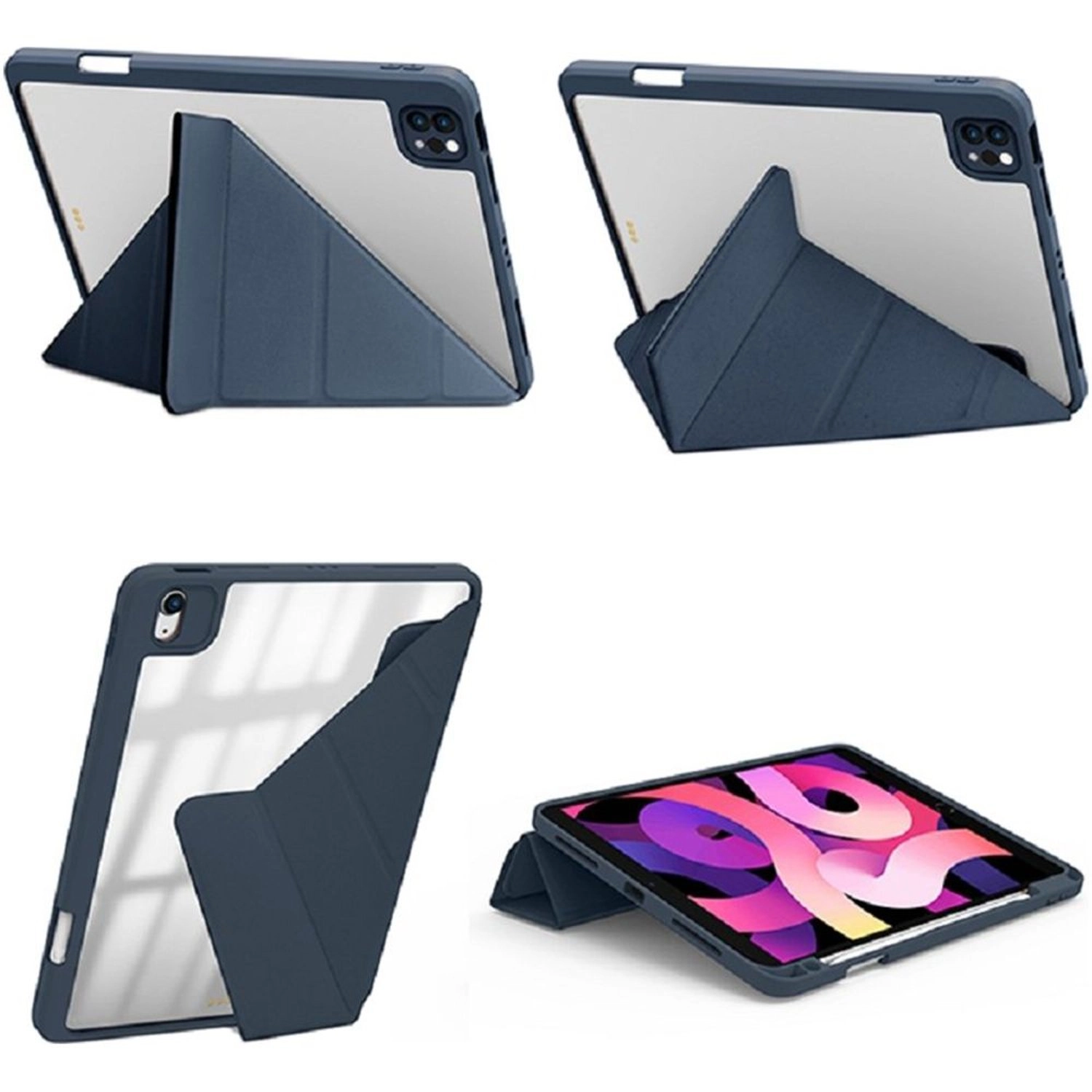 Tri-fold Folio Case with Pencil Holder for iPad Pro 12.9-inch