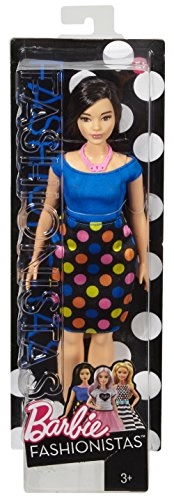 Barbie Fashionistas - long dark hair Multicoloured Ages 3+