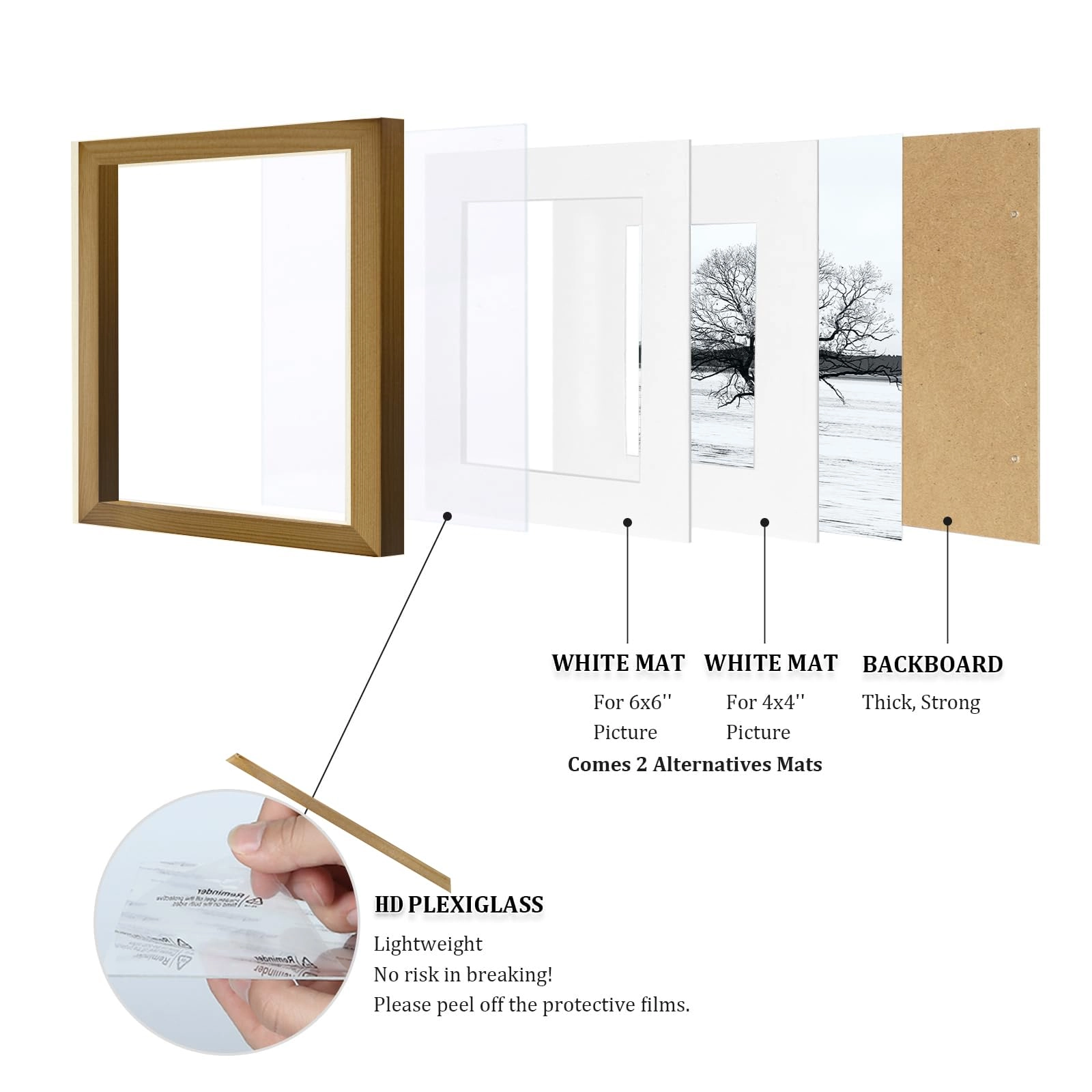 Collage Picture Frame - 8x8 Set