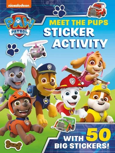 HarperCollins Publishers Meet The Pups Activity Sticker Book 50 pcs
