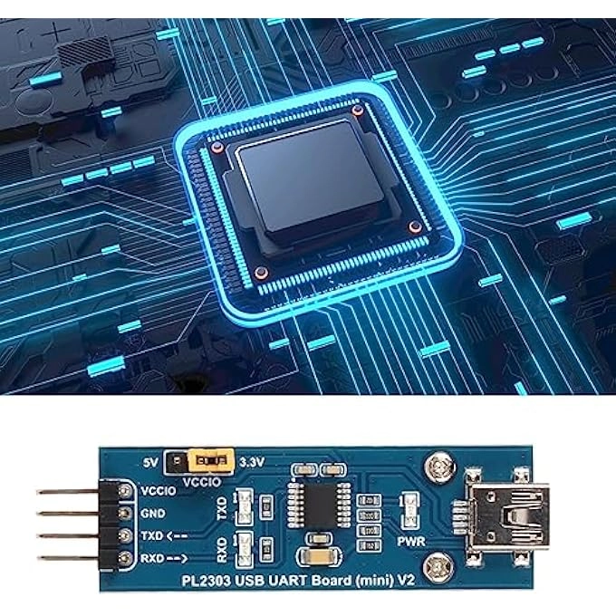 USB UART TTL MODULE - PL2303TA USB Mini AB 3.3V/5V