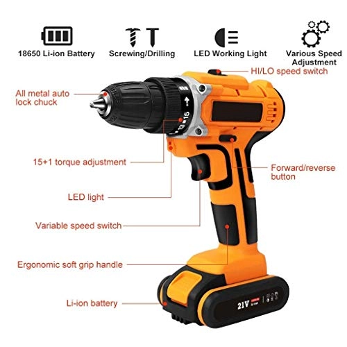Combi Drill - 21V Li-Ion