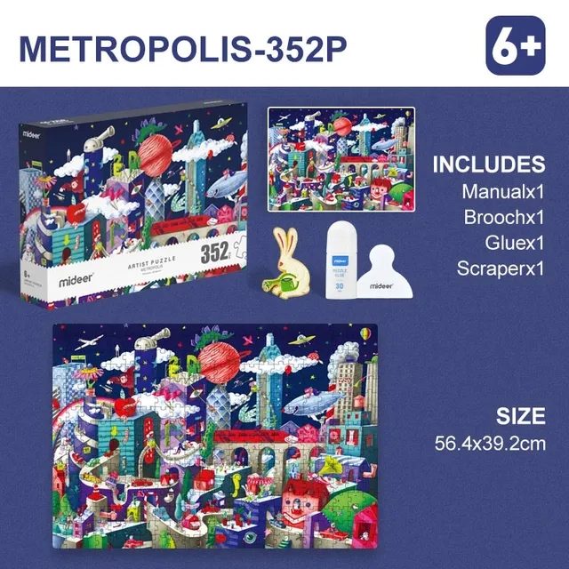 Metropolis Puzzle (MD3178) - 352 pcs