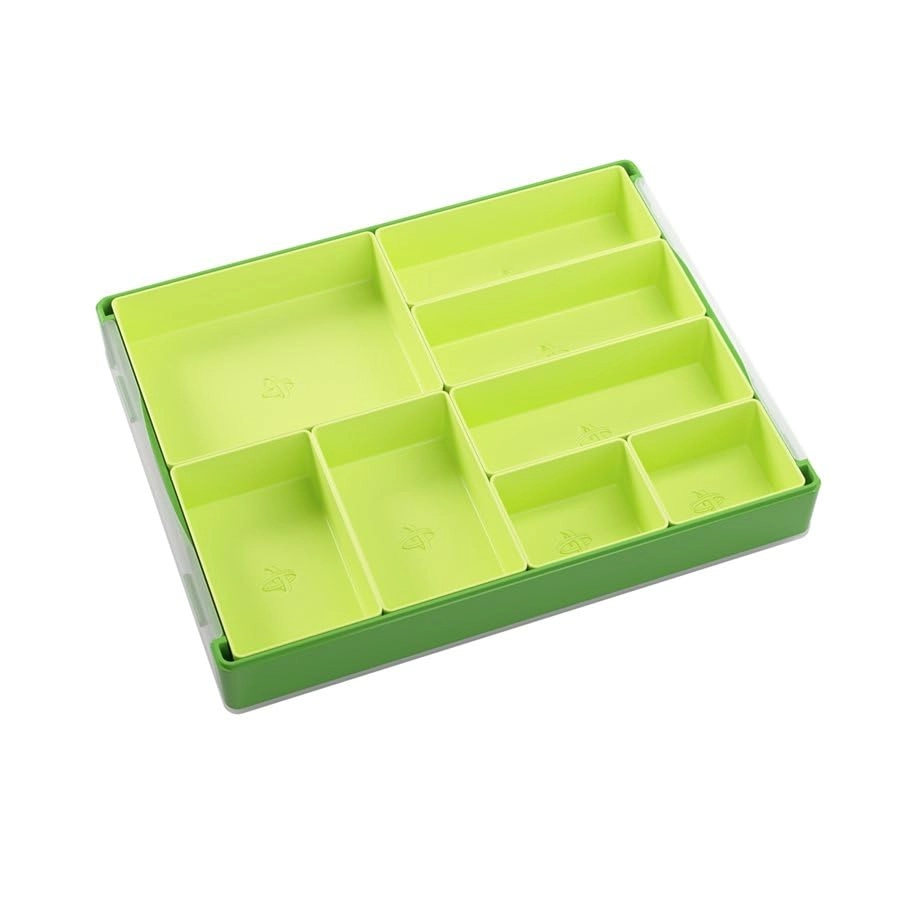 Token Silo Card Add-On - Lime 3 Compartments