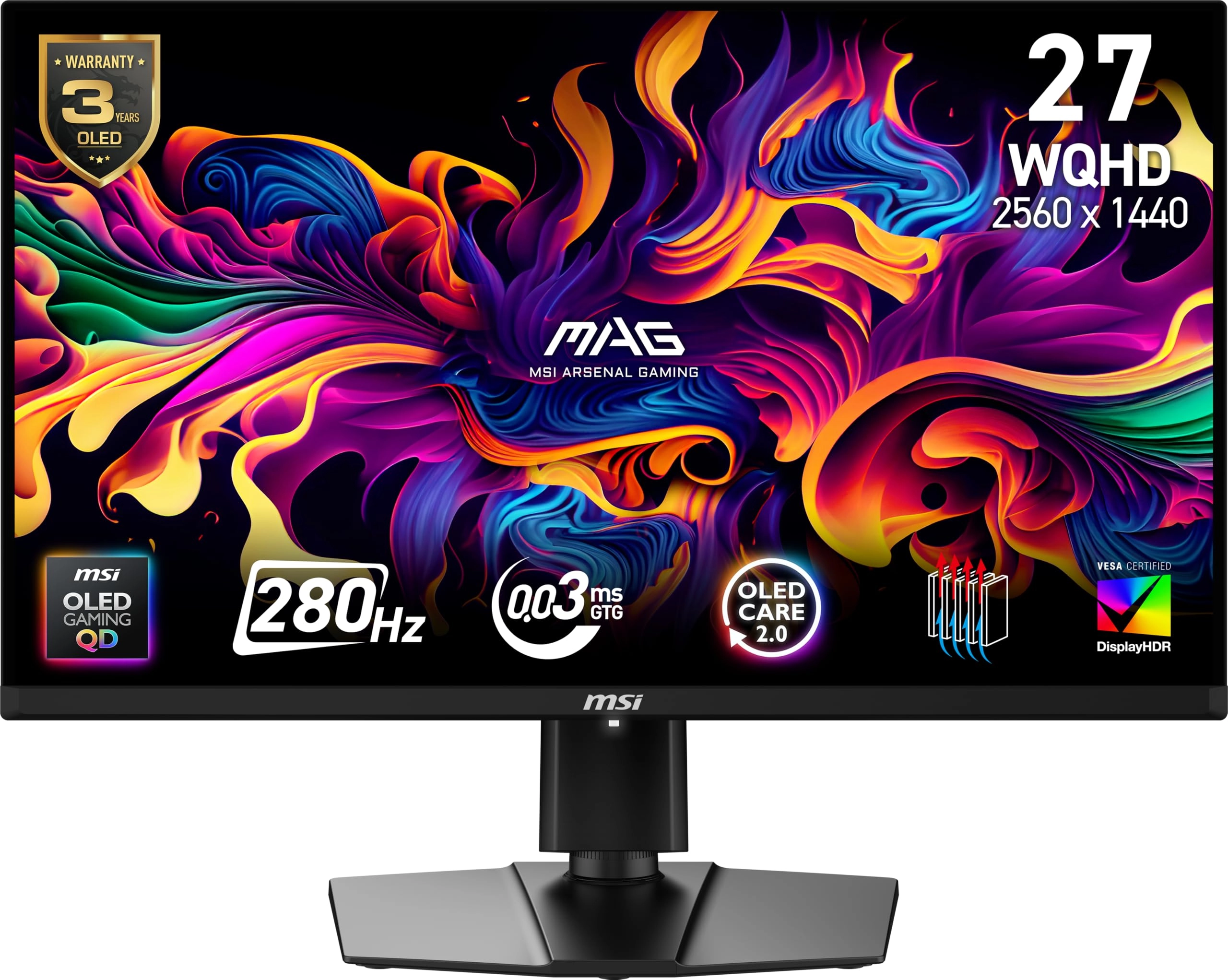 MSI MAG 271QP QD-OLED X28 - 2560 x 1440 27-inch