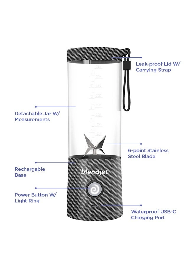 BlendJet 2 - USB-C Rechargeable Stainless Steel Blades Leak-Proof