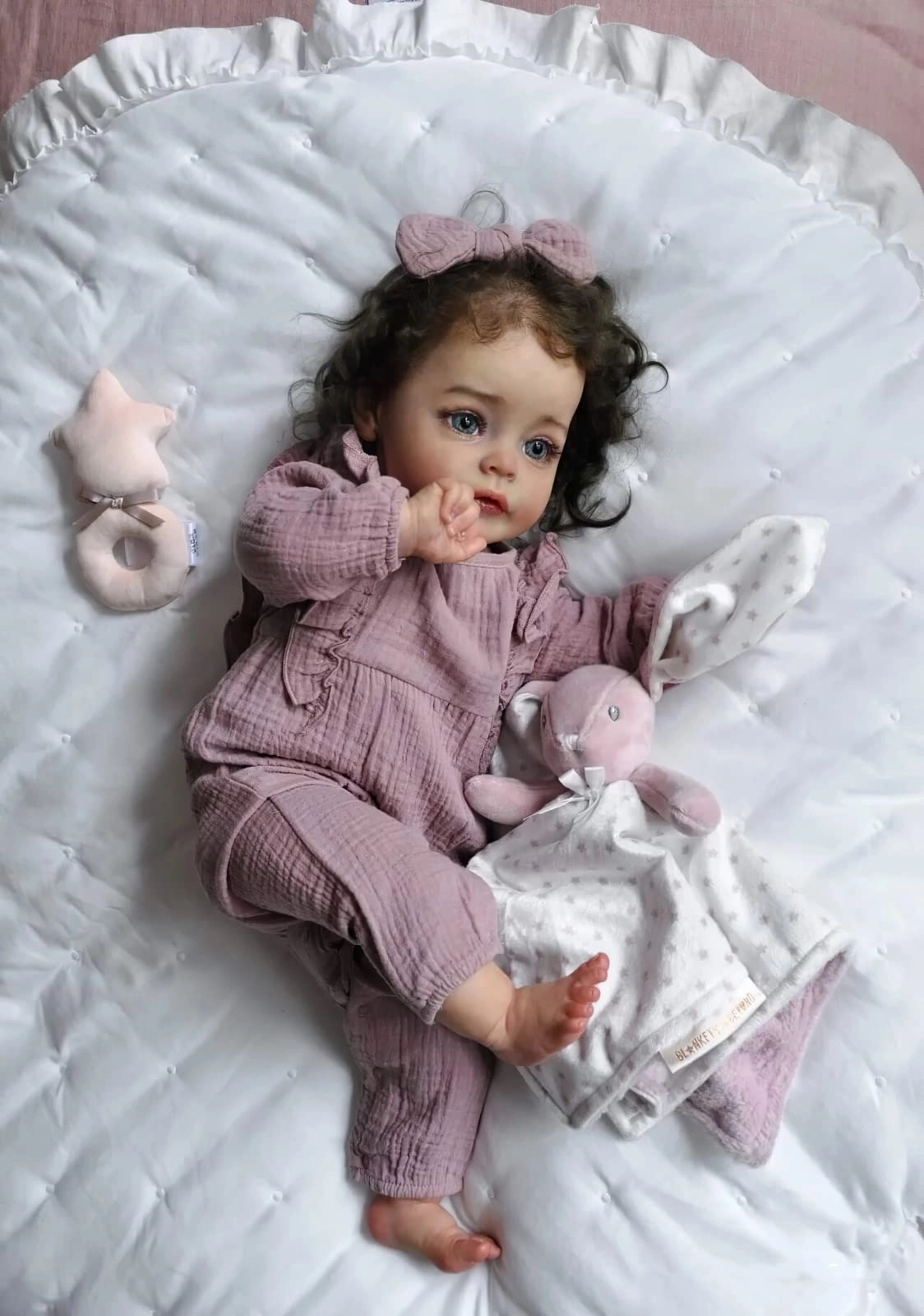 Reborn Baby Doll - 24 Inch Hand-Rooted Hair Ages 3+