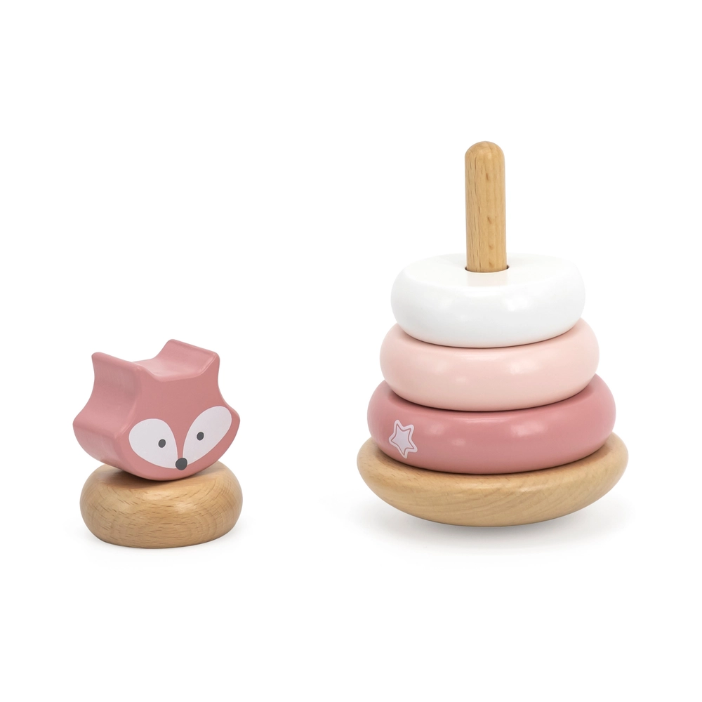 Fox Stacker And Pounding Bench Toy - Suitable for 12 months and above
