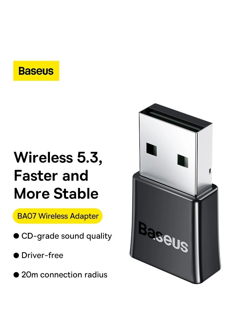 Bluetooth 5.3 Adapter - USB Black