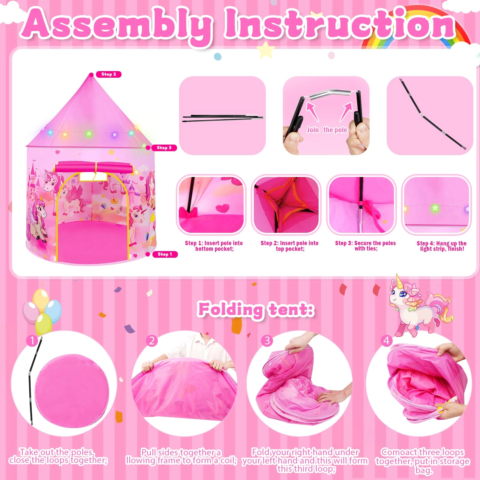 Princess Tent - 101cm x 135cm
