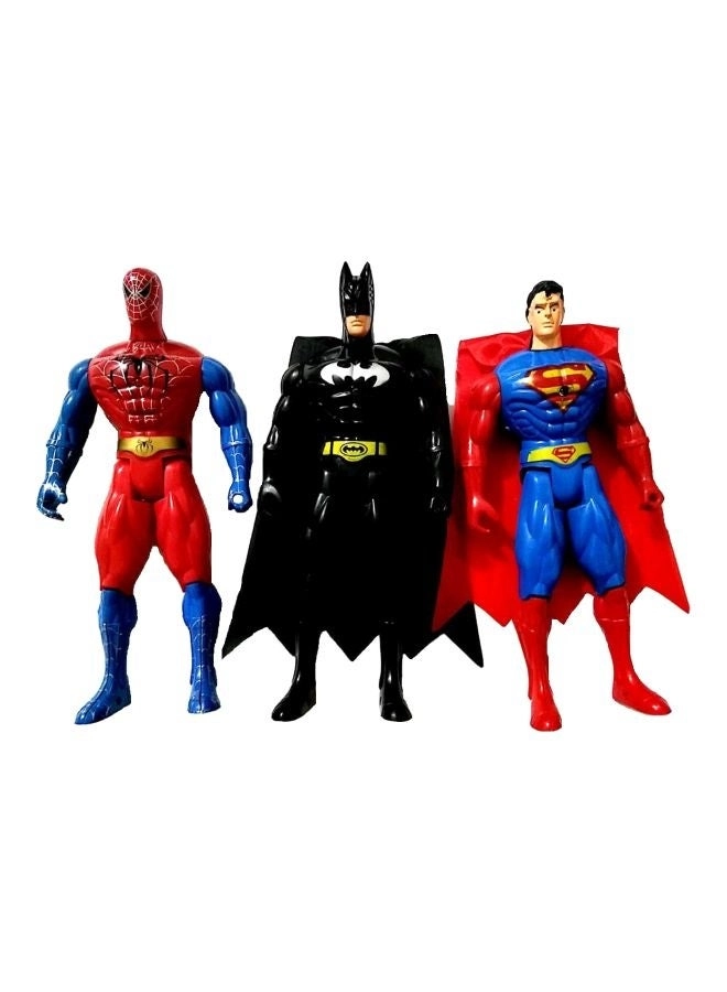 Toyland Toy Hero Action Figures - 3+ Years 3 pcs